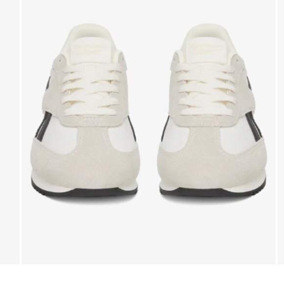 NEW REEBOK Suede Fiori Retro Sneakers for women in Chalk/black 7254mj2 - Picture 7 of 15